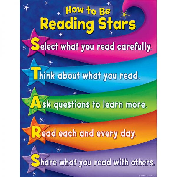 TEACHER CREATED RESOURCES READING STARS CHART TCR7769