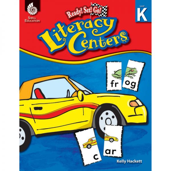 SHELL EDUCATION READY SET GO LITERACY CENTER GRADE K SEP51078