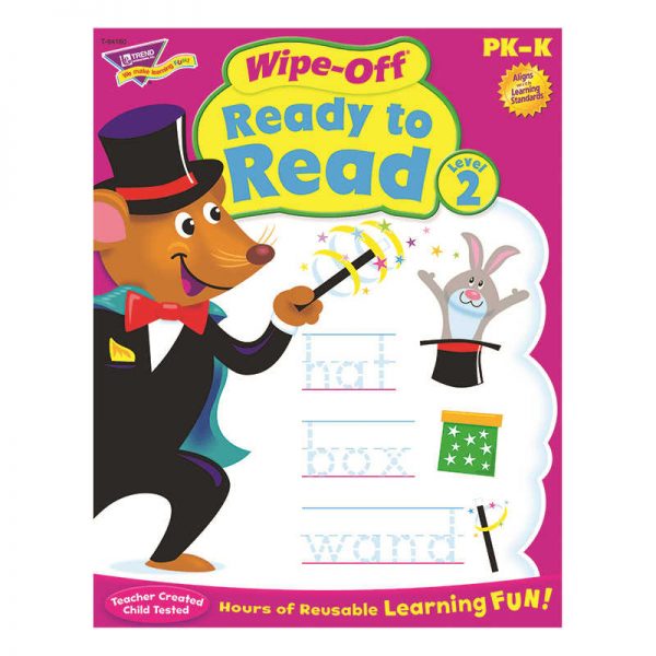TREND ENTERPRISES INC. READY TO READ LEVEL 2 WIPE OFF BOOK GRADE PK-K T-94160