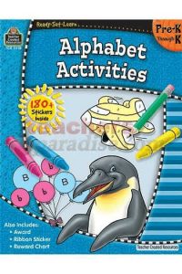 TEACHER CREATED RESOURCES Ready-Set-Learn Alphabet Activities Gr Pk-K ...