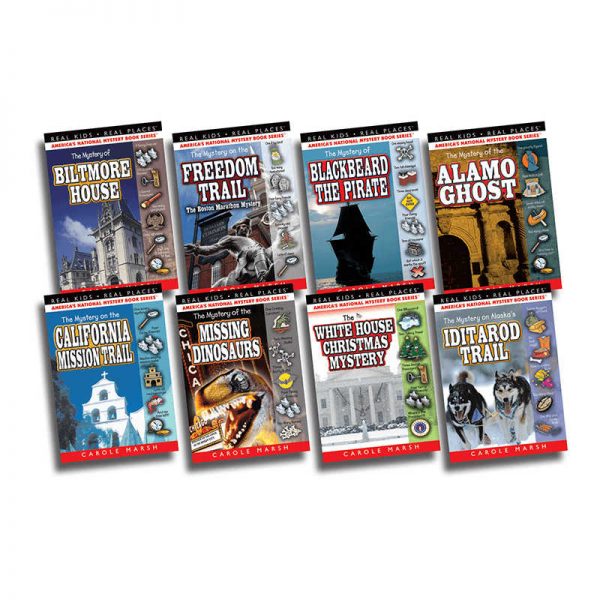 GALLOPADE REAL KIDS REAL PLACES MYSTERIES SET 1 BOOKS 1-8 GALSPRKP18KS