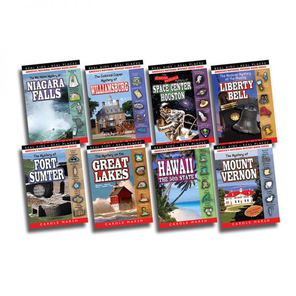 GALLOPADE REAL KIDS REAL PLACES MYSTERIES SET 4 BOOKS 25-32 GALSPRKP2532KS