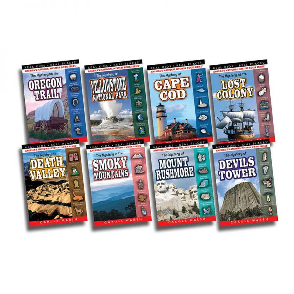 GALLOPADE REAL KIDS REAL PLACES MYSTERIES SET 5 BOOKS 33-40 GALSPRKP3340KS