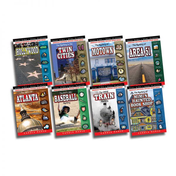 GALLOPADE REAL KIDS REAL PLACES MYSTERIES SET 6 BOOKS 41-48 GALSPRKP4148KS