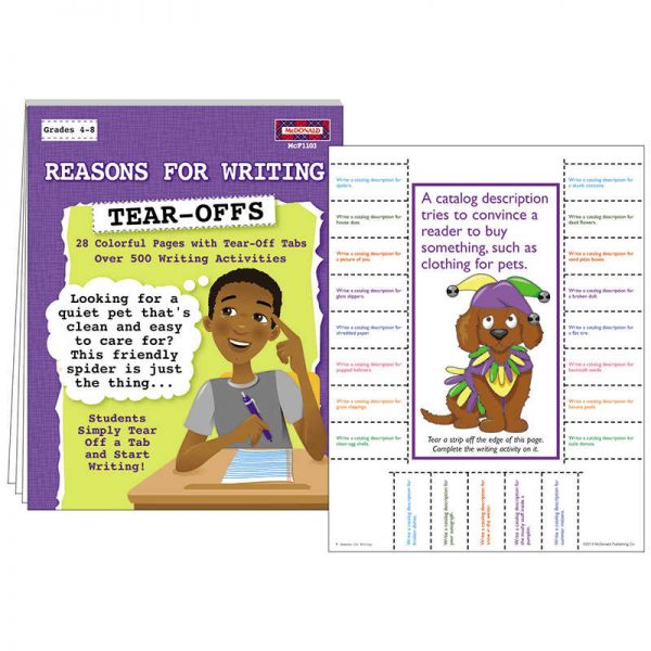 MCDONALD PUBLISHING REASONS FOR WRITING TEAR OFFS MC-F1103
