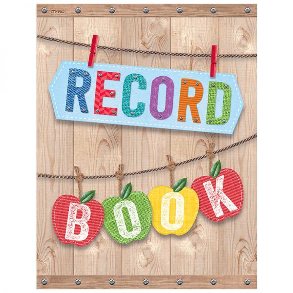 CREATIVE TEACHING PRESS RECORD PLANNER NEW COLLECTION CTP1962