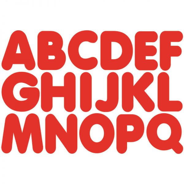ASHLEY PRODUCTIONS RED 1-3/4IN MAGNETIC LETTERS ASH17502