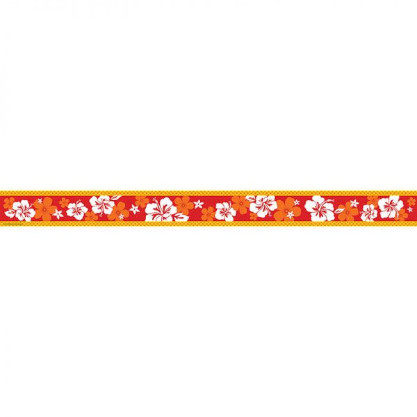TEACHER CREATED RESOURCES RED HIBISCUS STRAIGHT BORDER TRIM TCR5356