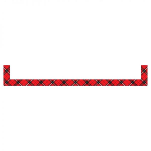 TEACHER CREATED RESOURCES RED PLAID MAGNETIC POCKETS LARGE TCR20726
