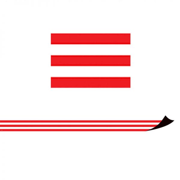 TEACHER CREATED RESOURCES RED & WHITE STRIPES MAGNETIC BORDER TCR77232
