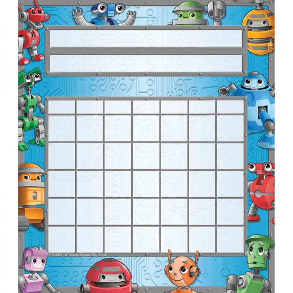 TEACHER CREATED RESOURCES ROBOTS INCENTIVE CHARTS TCR5312