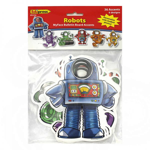 EDUPRESS ROBOTS MY FACE ACCENTS EP-2750