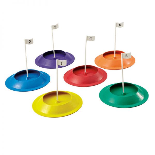 360 ATHLETICS RUBBER PUTTING CUPS SET OF 6 AHLGPC6S