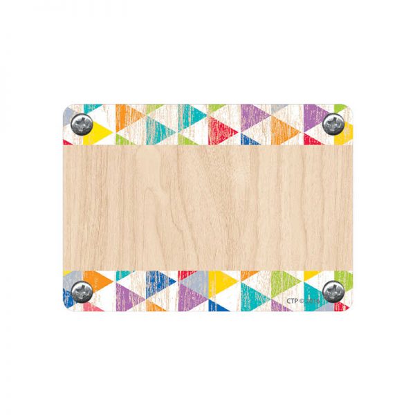 CREATIVE TEACHING PRESS RUSTIC TRIANGLES LABELS UPCYCLE STYLE CTP4578