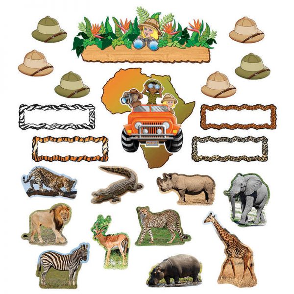 TEACHER CREATED RESOURCES SAFARI BULLETIN BB SET TCR5221