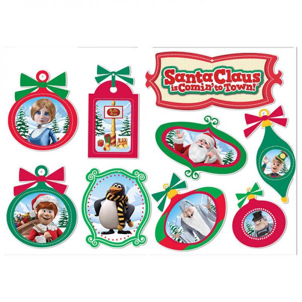 EUREKA SANTA COMIN TO TOWN 2 SIDED DECO KIT EU-840159