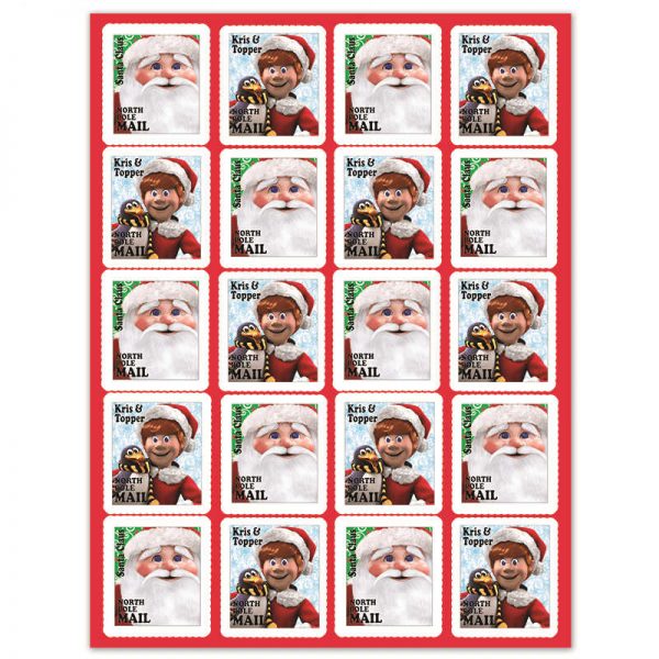 EUREKA SANTA COMIN TO TOWN STICKERS EU-655711