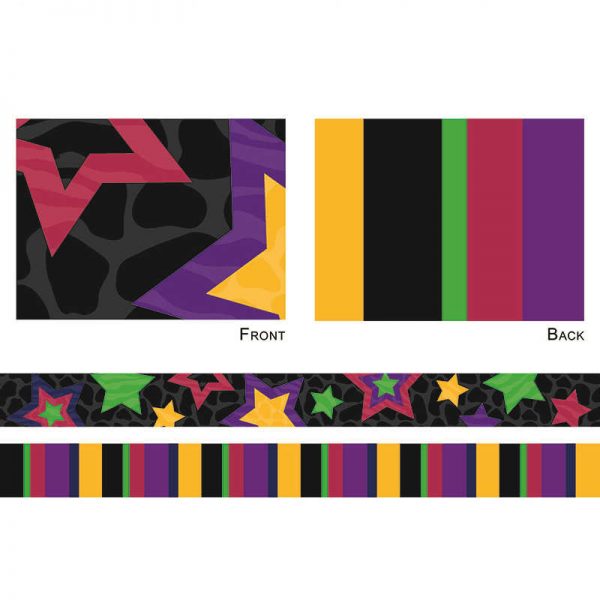 TEACHER CREATED RESOURCES SASSY ANIMALS DOUBLE SIDED BORDER TCR73171