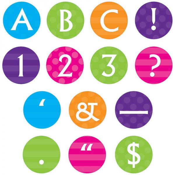 TEACHER CREATED RESOURCES SASSY CIRCLE LETTERS TCR75401