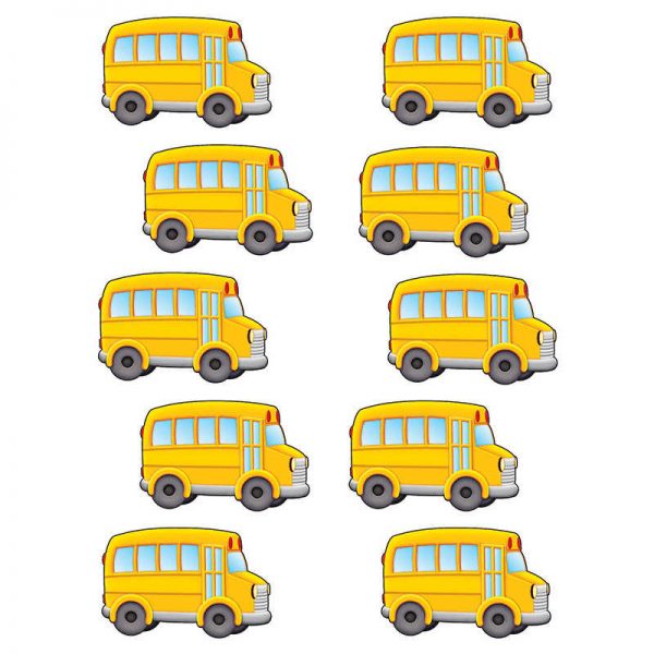 TEACHER CREATED RESOURCES SCHOOL BUS ACCENTS 30 PC TCR5294