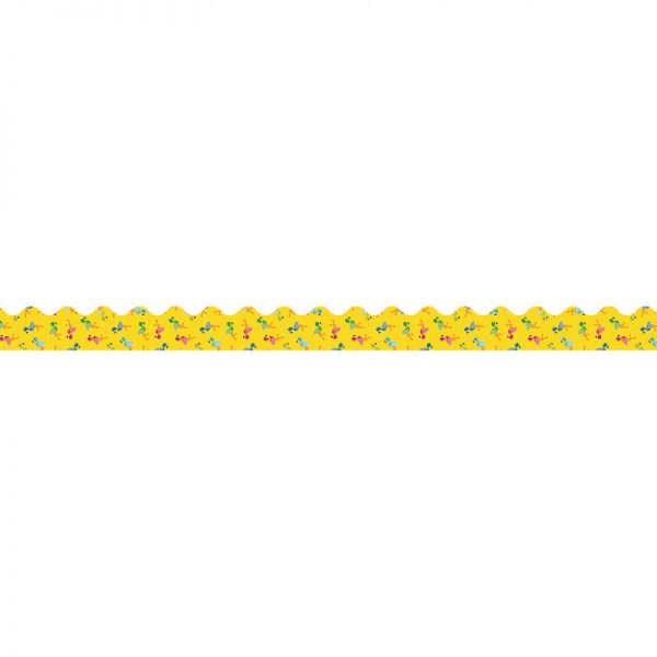 CARSON DELLOSA SCHOOL POP FLAMINGOS SCALLOPED BORDER CD-108257