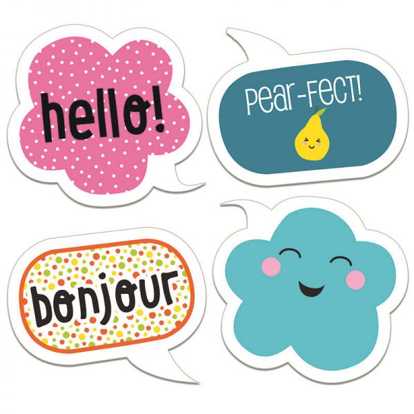 CARSON DELLOSA SCHOOL POP HAPPY TALK CUT OUTS CD-120209