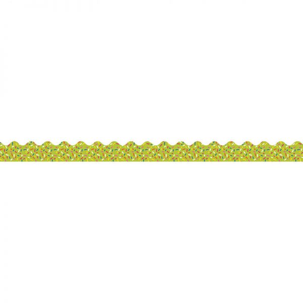 CARSON DELLOSA SCHOOL POP LIME SPRINKLES SCALLOPED BORDER CD-108254
