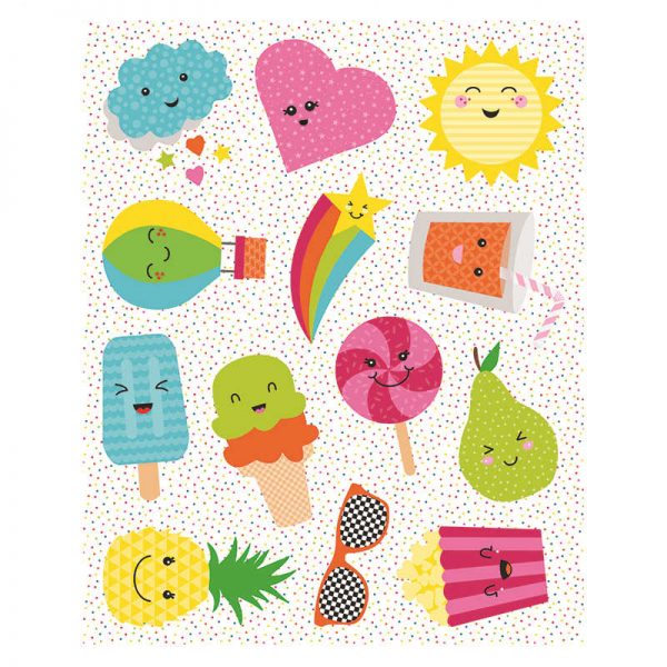 CARSON DELLOSA SCHOOL POP SHAPE STICKERS CD-168206