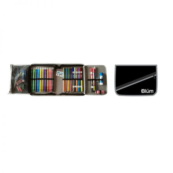 BLUMBERG COMPANY SCHOOL SUPPLY KIT GRADE 2-4 BLACK CASE GREY TRIM BMB26011003
