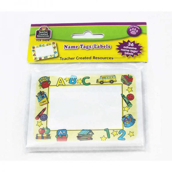TEACHER CREATED RESOURCES SCHOOL TOOLS 2 NAME TAGS LABELS TCR5404