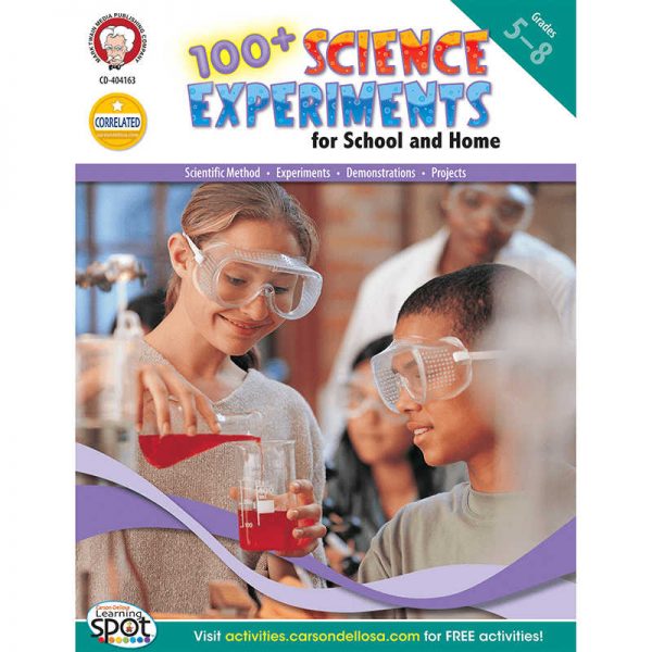 CARSON DELLOSA SCIENCE EXPERIMENTS CD-404163