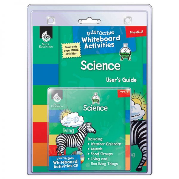SHELL EDUCATION SCIENCE GRADE PK-2 INTERACTIVE WHITEBOARD ACTIVITIES SEP50678