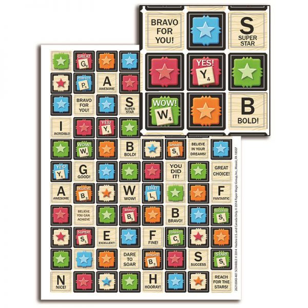 EUREKA SCRABBLE MINI STICKERS EU-621004