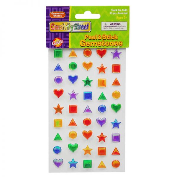 PACON CORPORATION Scrapbookin Kids Gemstones Shapes CK-1643
