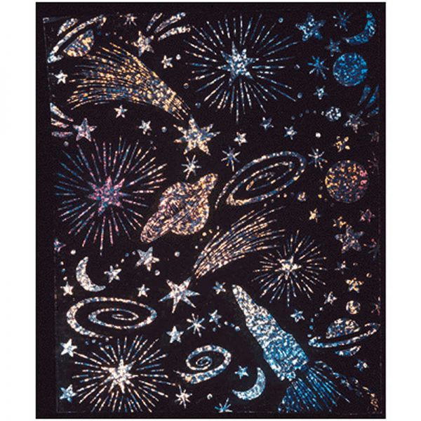 MELISSA & DOUG SCRATCH & SPARKLE 10 SHT SOFT SCRATCH GLITTER BOARD LCI8053