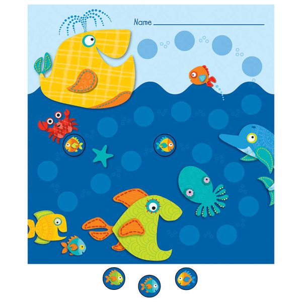 CARSON DELLOSA SEASIDE SPLASH MINI INCENTIVE CHART CD-148020