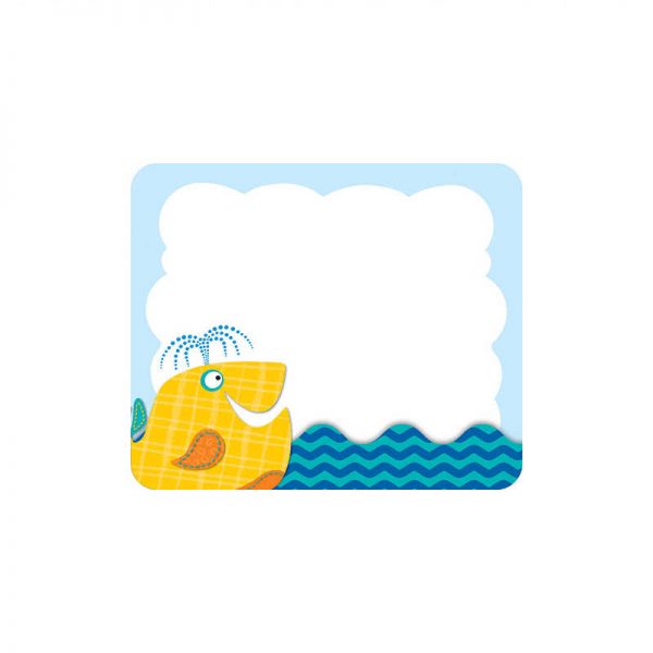 CARSON DELLOSA SEASIDE SPLASH NAME TAGS CD-150038