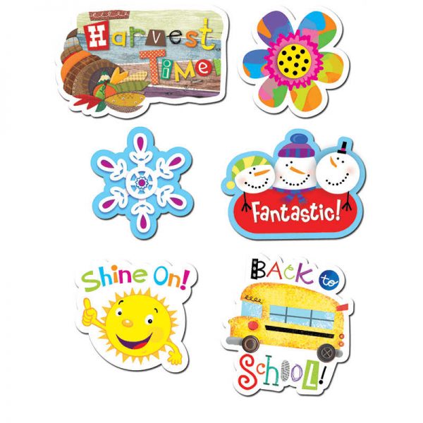 CREATIVE TEACHING PRESS SEASONAL STICKERS VARIETY PACK CTP4138