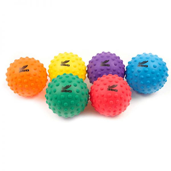 360 ATHLETICS SENSORY BALL SET 5IN SET OF 6 AHLPSEN3S