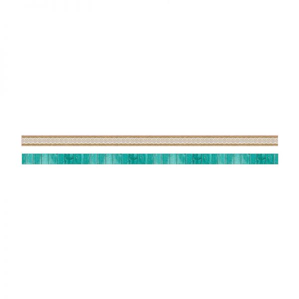 TEACHER CREATED RESOURCES SHABBY CHIC RIBBON RUNNER TCR77176