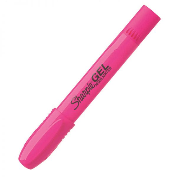 SANFORD L.P. SHARPIE GEL PINK FLUORESCENT HIGHLIGHTER SAN1783059