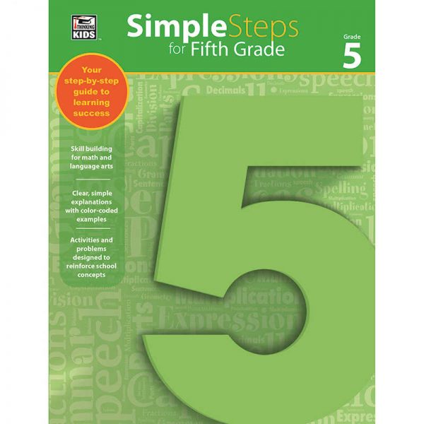 CARSON DELLOSA SIMPLE STEPS FOR FIFTH GRADE CD-704918