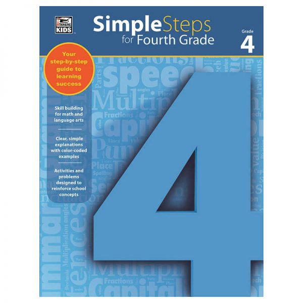 CARSON DELLOSA SIMPLE STEPS FOR FOURTH GRADE CD-704917