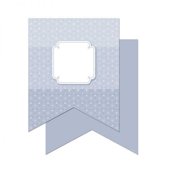 CREATIVE TEACHING PRESS SLATE GRAY PENNANTS 10IN DESIGNER CUT OUTS - PAINT CTP0660