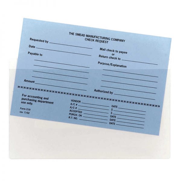 SMEAD MANUFACTURING COMPANY SMEAD DOCUMENT LETTER SIZE SELF ADHESIVE POLY POCKETS SMD68185