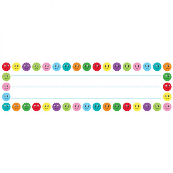 HYGLOSS PRODUCTS INC. SMILEY NAME PLATES 36PK HYG45430