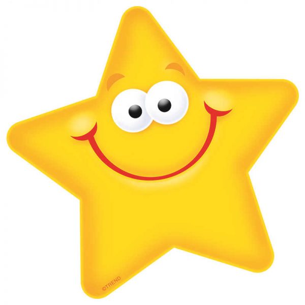 TREND ENTERPRISES INC. SMILEY STAR CLASSIC ACCENTS T-10086