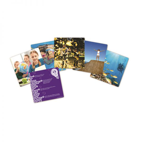 LEARNING RESOURCES SNAPSHOTS CRITICAL THINKING PHOTO CARDS GRADE 1-2 SET OF 40 LER9282
