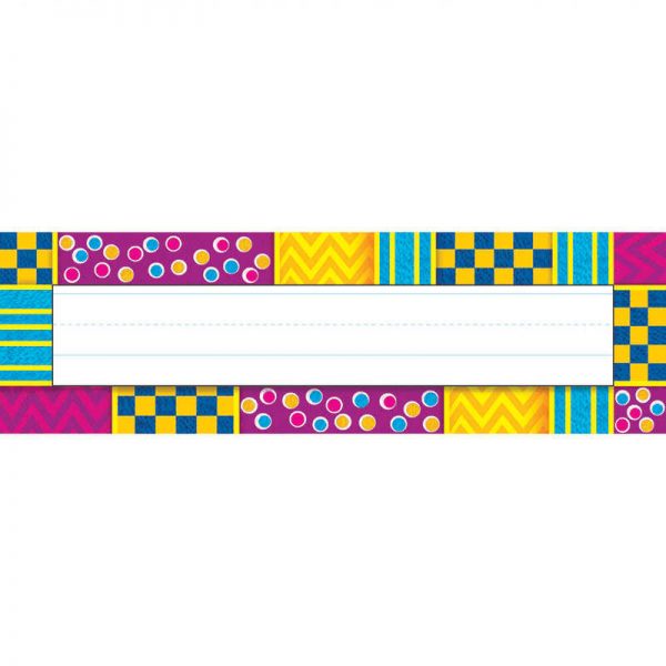 TREND ENTERPRISES INC. SNAZZY DESK NAME PLATES T-69075