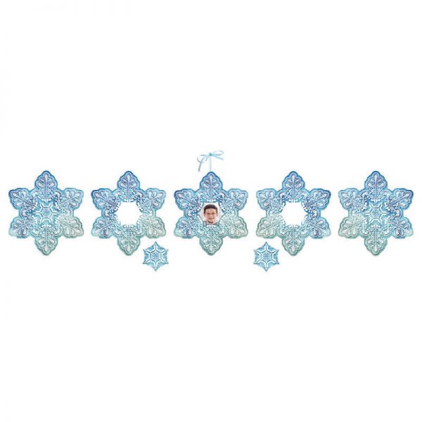 CHENILLE KRAFT COMPANY SNOWFLAKE COLLECTION EMBOSSED PAPER SET CK-4646